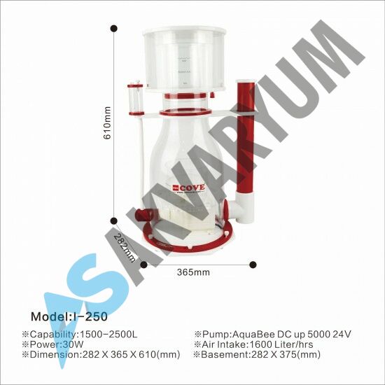 AquaBee COVE Protein Skimmer I Serisi I-250