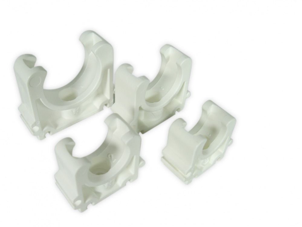 Royal Exclusiv - PVC Pipe Clamp 40 mm White