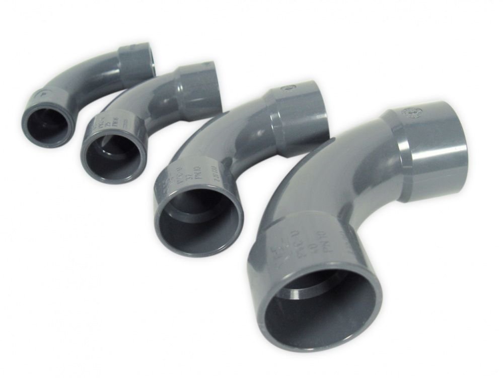 Royal Exclusiv - PVC 90° Arch 50 mm Grey