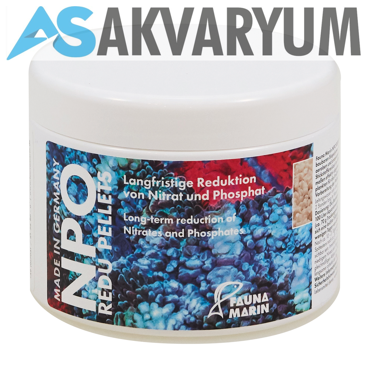 FAUNA MARIN NPO REDU PELLETS 500 ml