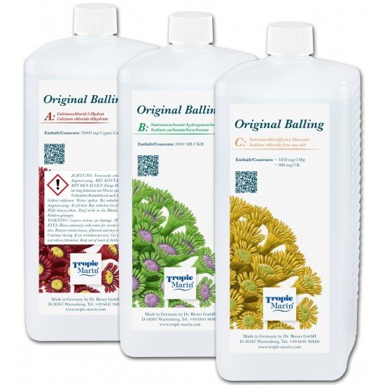 Tropic Marin - Original Balling Liguid Set 3x1000ml