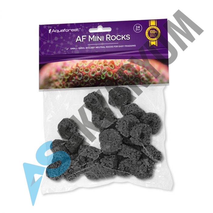 Aquaforest - AF Mini Rocks Black 24 pcs