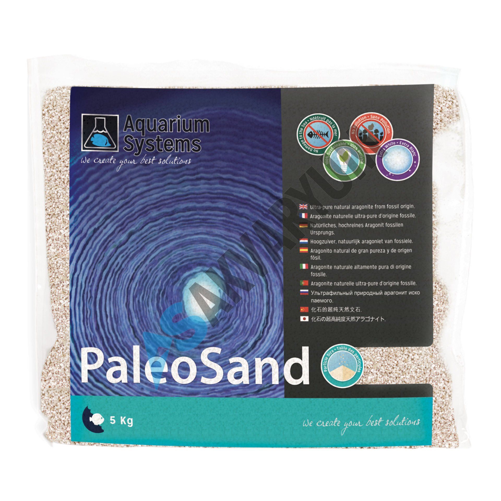 Aquarium Systems - Paleosand Aragonite Kum 5kgs (Medium)
