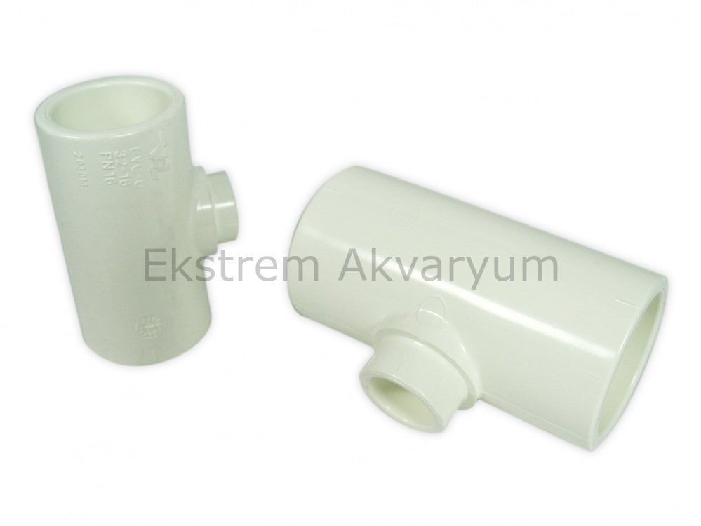 Royal Exclusiv - PVC T-Piece 32/32/16 mm White