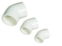 Royal Exclusiv - PVC 45° Elbow 20 mm White